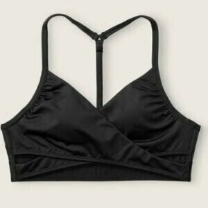 Victoria’s Secret PINK Criss-Cross Sports Bra in Black
